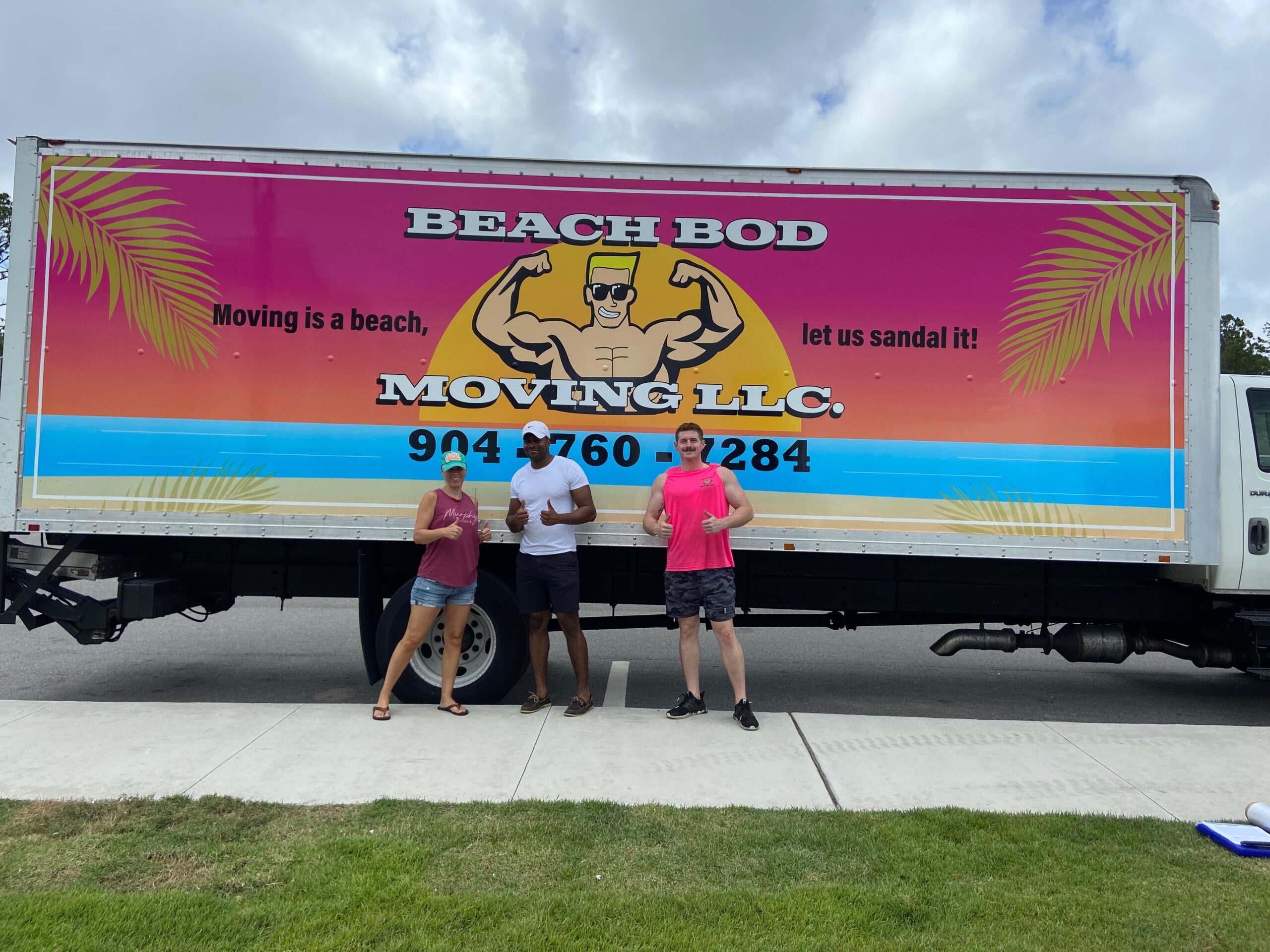 beach bod moving with customers